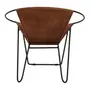 POLTRONA OLD JONES - PRETO/NOZES - Foto 4