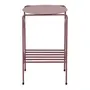 MESA LATERAL C/PRATELEIRA 33 CM X 33 CM NOLA - RUBY MOCHA - Foto 1