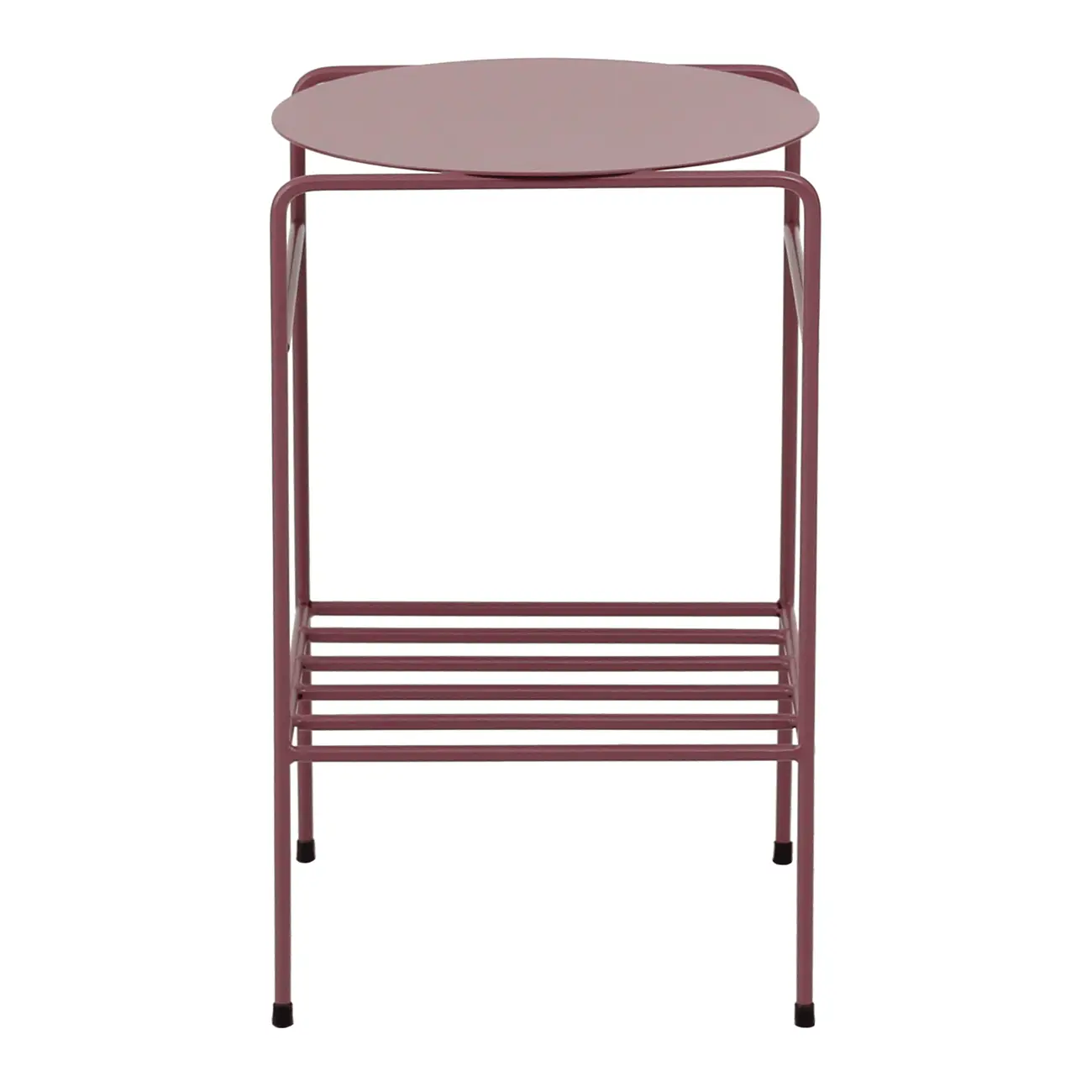 MESA LATERAL C/PRATELEIRA 33 CM X 33 CM NOLA - RUBY MOCHA - Foto 1