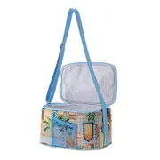 BOLSA TÉRMICA SAUDADE TROPICAL - AZUL/MULTICOR - Foto 5