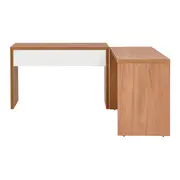 MESA DUPLA BOSS - OAK TAMMI/BRANCO - Foto 2