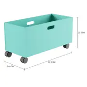 CAIXA ORGANIZADORA 33 CM X 67 CM X 31 CM CELL - MENTA - Foto 28