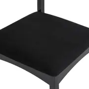 CADEIRA COM PALHINHA BOSSA - PRETO/PRETO - Foto 8