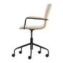 CADEIRA HOME OFFICE FENIKS - BEGE/PRETO - Foto 3