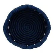 CESTO/CENTRO DE MESA 18 CM ARABESCO - AZUL ESCURO - Foto 4