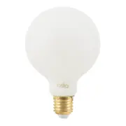 LÂMPADA LED MILK G95 E27 5W 127/220V BRILIA - BRANCO - Foto 1