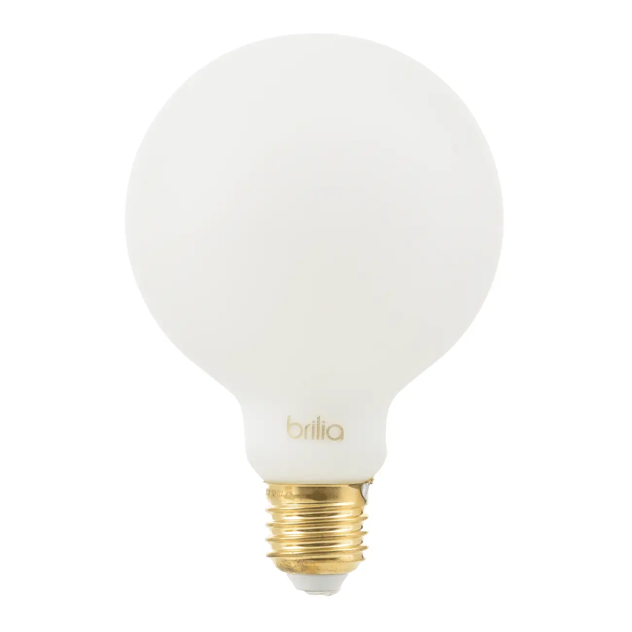 LÂMPADA LED MILK G95 E27 5W 127/220V BRILIA - BRANCO - Foto 1
