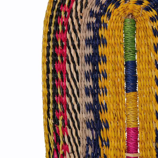 LEQUE DECORATIVO 52 CM BOLGATANGA - ZAFFRON/MULTICOR - Foto 5