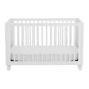BERÇO 70 CM 2 EM 1 - BERÇO/MINICAMA MON DIEU - BRANCO - Foto 1