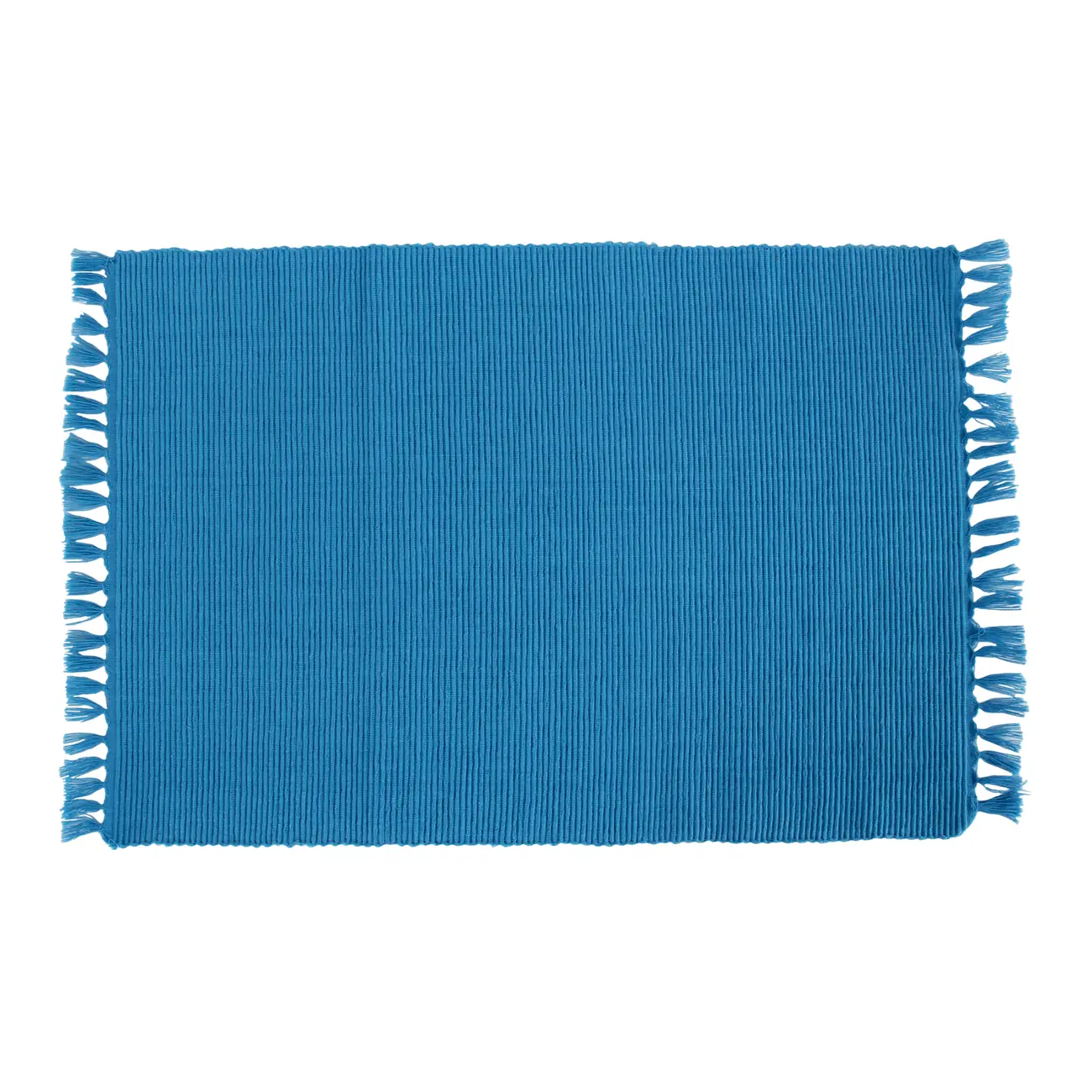 LUGAR AMERICANO TC 33 CM X 48 CM RIB TASSEL - AZUL HISTÓRICO - Foto 1