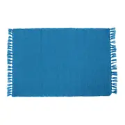 LUGAR AMERICANO TC 33 CM X 48 CM RIB TASSEL - AZUL HISTÓRICO - Foto 1