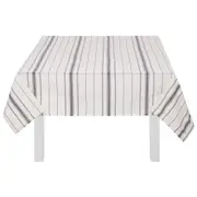 TOALHA DE MESA 1,40 M X 1,40 M PARATY - NATURAL/AZUL - Foto 1