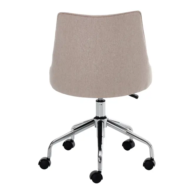 CADEIRA HOME OFFICE DANDY I - CROMADO/CAMELO - Foto 5