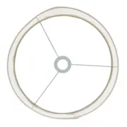 CÚPULA H LUZ 25 CM X 35 CM - NATURAL - Foto 3