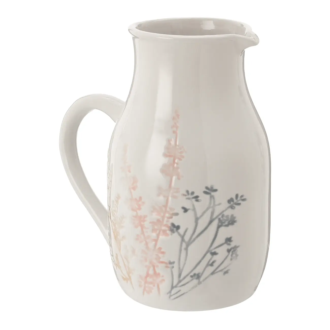 JARRA DECORATIVA FLORAISON - BRANCO/VIN ROSE - Foto 2