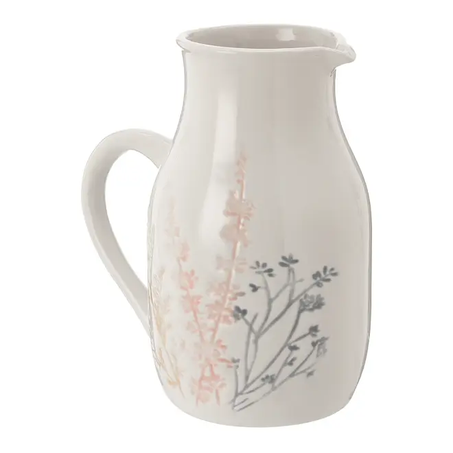 JARRA DECORATIVA FLORAISON - BRANCO/VIN ROSE - Foto 2