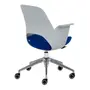 CADEIRA HOME OFFICE VÓRTEX - CINZA CLARO/AZUL COBALTO - Foto 4