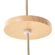 SUSPENSÃO 1,50 M WOODY - AMÊNDOA/NATURAL - Foto 2
