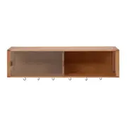 ARMÁRIO DE COZINHA AÉREO BAIXO 1,20 M COM 2 PORTAS DE CORRER TOARI - MACCHIATO/INCOLOR - Foto 2