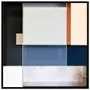 QUADRO MONDRIAN I 80 CM X 80 CM - MULTICOR/PRETO - Foto 2