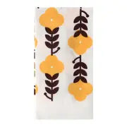GUARDANAPO 39 CM X 39 CM PACOTE COM 20 PEÇAS BLOOMBELOT - AMARELO HANBAR/MARROM DE LEI - Foto 1
