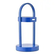 LUMINÁRIA DE MESA LED RECARREGÁVEL SOLARE - AZUL COBALTO - Foto 6