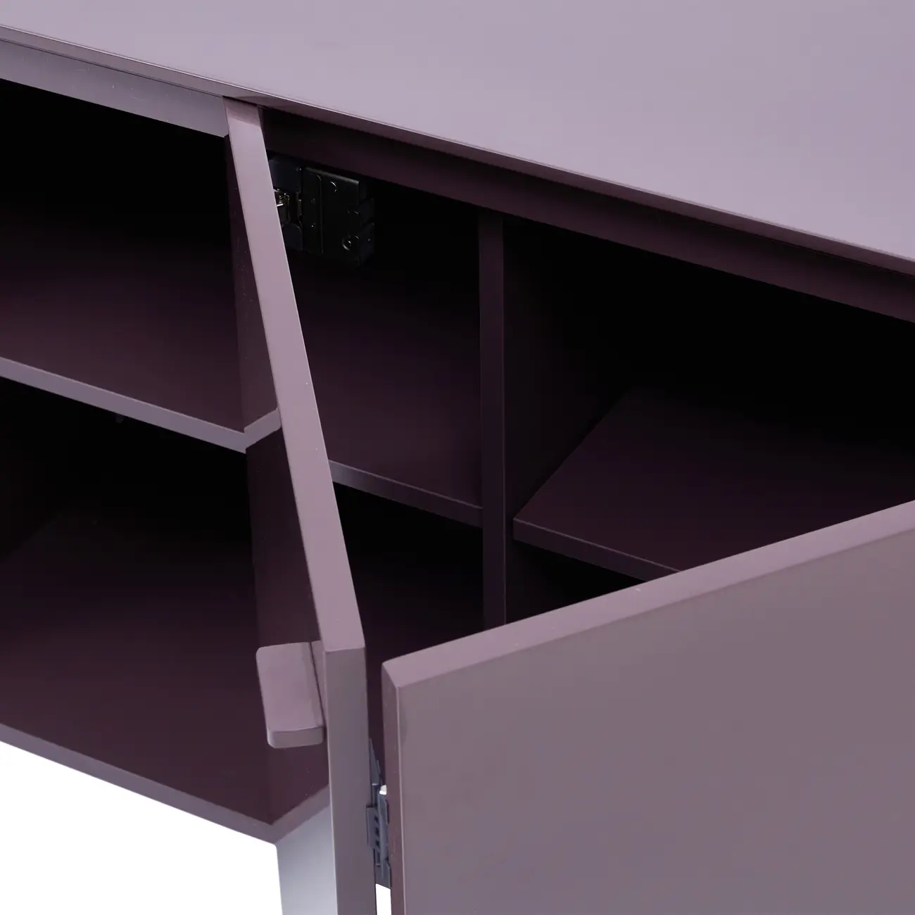 BUFFET 4 PORTAS 2 M X 45 CM THE FOLD - RUBY MOCHA - Foto 12