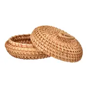 CAIXA DECORATIVA 12 CM X 12 CM X 5 CM TURKU - FIBRA CLARA - Foto 2