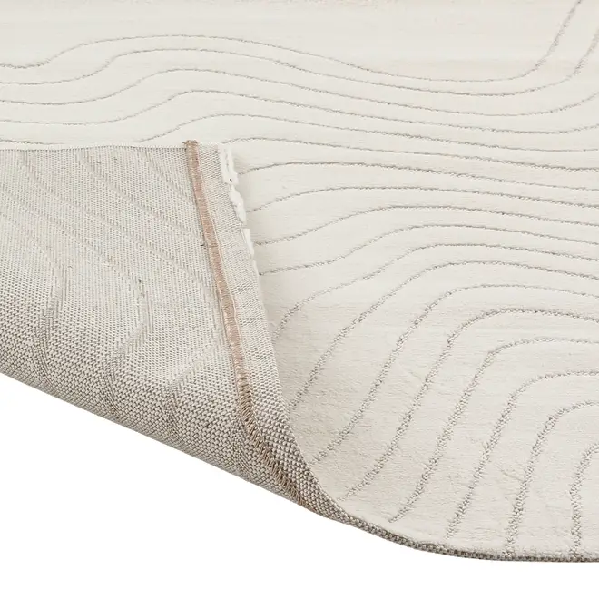 TAPETE 1,50 M X 2 M MOTION - OFF WHITE - Foto 3