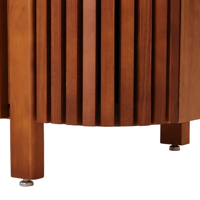 BUFFET 3 PORTAS 1,83 M X 46 CM HIGIENÓPOLIS - NOZES - Foto 13