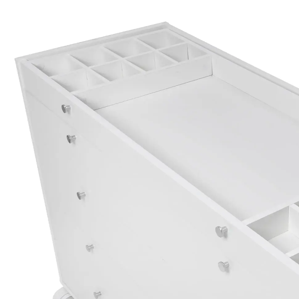 NAMI ESTRUTURA CÔMODA 5 GAVETAS 120X45 - BRANCO - Foto 2