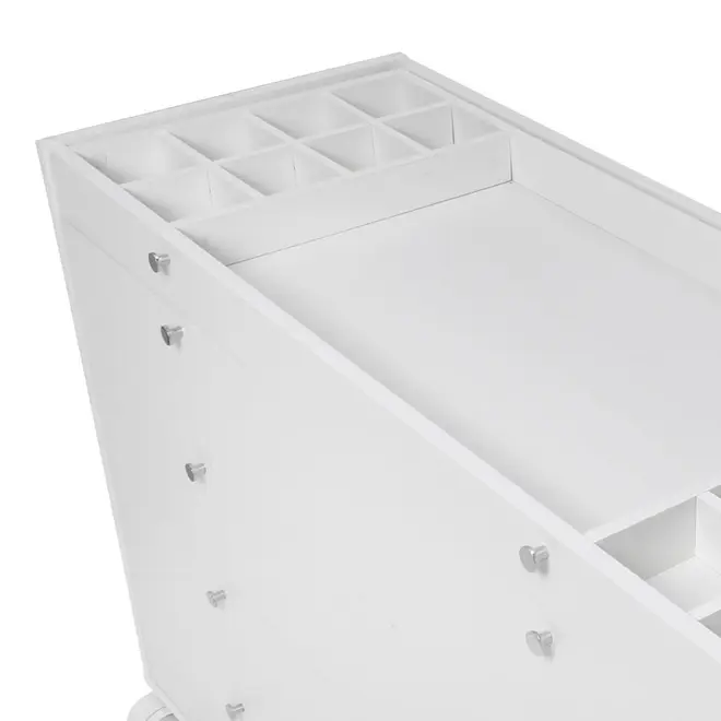 NAMI ESTRUTURA CÔMODA 5 GAVETAS 120X45 - BRANCO - Foto 2