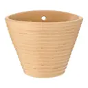 ARGILA CRUA/PATINA PROVENÇAL - CACHEPÔ PAREDE 11 CM ONDULLE