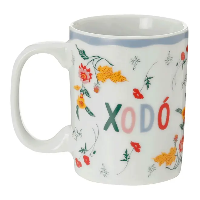 CANECA 160 ML BOUQUET XODÓ - BLEU CENDRÉ/MULTICOR - Foto 2