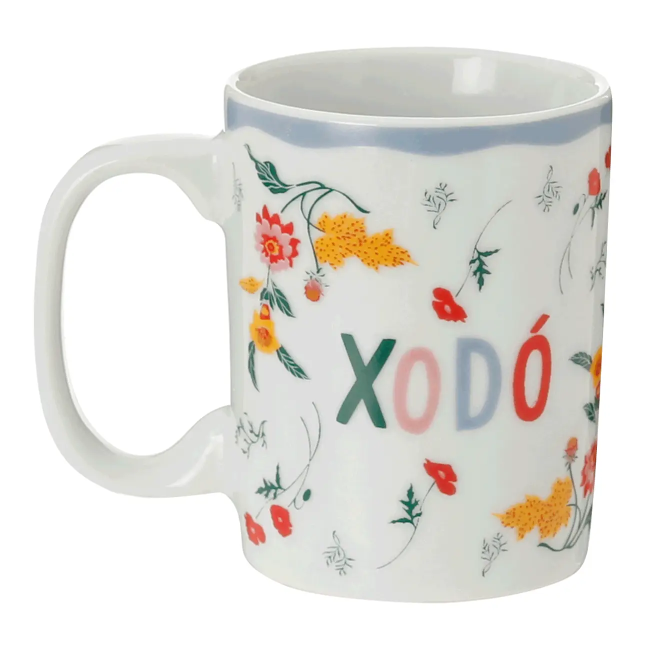 CANECA 160 ML BOUQUET XODÓ - BLEU CENDRÉ/MULTICOR - Foto 2