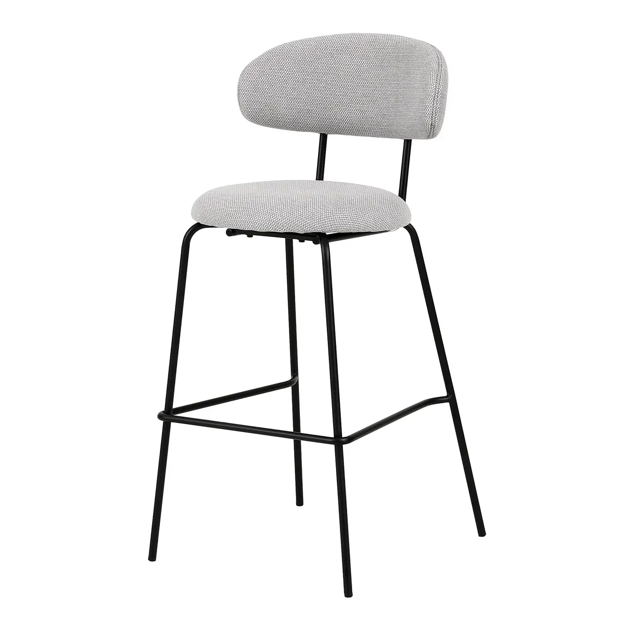 BANCO ALTO DISCUS - PRETO/CINZA - Foto 1
