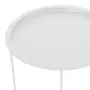 MESA LATERAL REDONDA 41 CM PLATTER - BRANCO - Foto 7