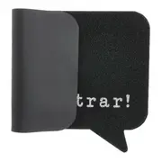 CAPACHO 40 CM X 60 CM PODE ENTRAR - PRETO/BRANCO - Foto 3