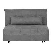 SOFÁ-CAMA 2 LUGARES PLIE - CINZA - Foto 1