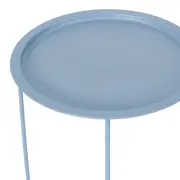 MESA LATERAL REDONDA 41 CM PLATTER - BLEU CENDRÉ - Foto 6