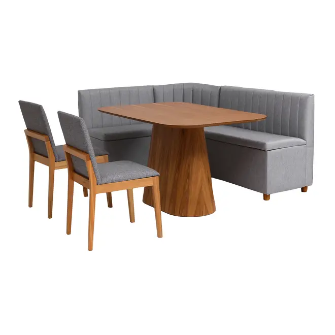 CANTO ALEMÃO PLATZ/ FRAME/ALLURE - TAUARI/CINZA - Foto 3