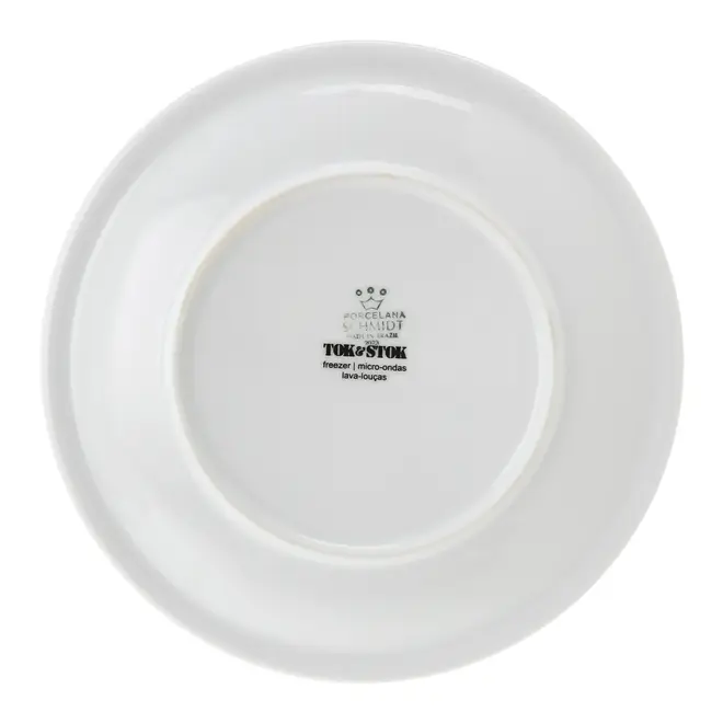 PRATO PARA SOBREMESA DA HORTINHA - BRANCO/MULTICOR - Foto 3