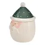 POTE DECORATIVO NOEL 14 CM HOHO HOME - ENGLISH GREEN/BRANCO - Foto 2