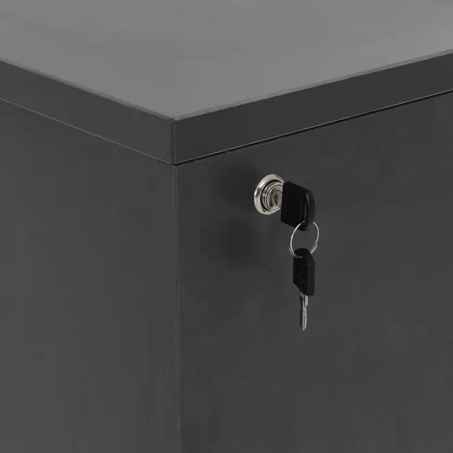 ARMÁRIO PARA ESCRITÓRIO BAIXO 1 PORTA DESLIZANTE ALETA - KONKRET - Foto 9
