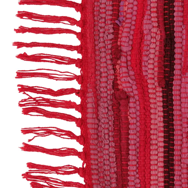 TAPETE 50 CM X 1,20 M FAMILY CHINDI - VERMELHO/MULTICOR - Foto 3