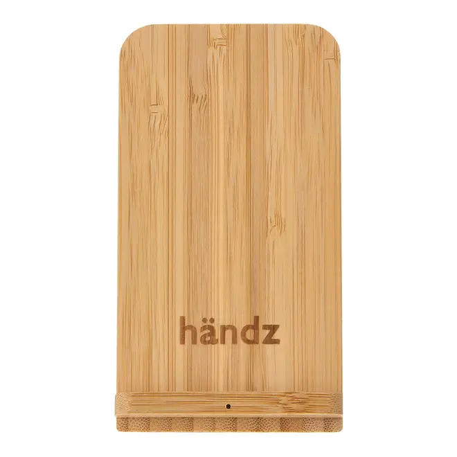 CARREGADOR WIRELESS 10W BAMBOO TECH - BAMBU - Foto 3