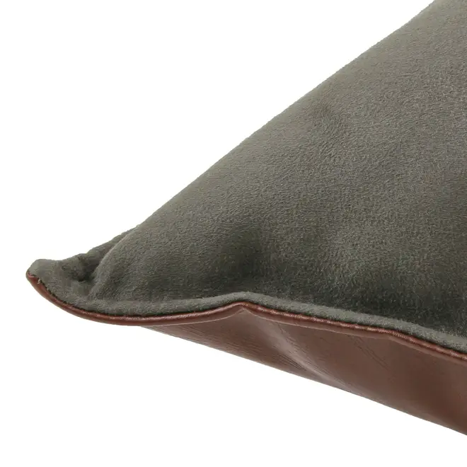 ALMOFADA 50 CM X 50 CM DRESSAGE - TANINO/LODEN GREEN - Foto 4