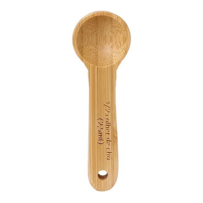 JOGO COM 5 COLHERES MEDIDORAS BAMBOO - BAMBU - Foto 7