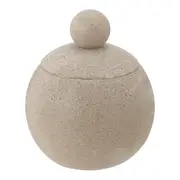 PORTA-ALGODÃO KESHI - BEGE/BRANCO - Foto 1