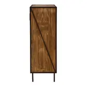 BUFFET 2 PORTAS 1,05 M X 42 CM STEAM TRUNK - ENCERADO CASTANHO/CASTANHO - Foto 5